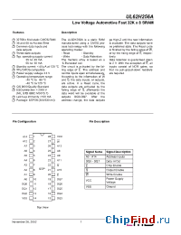 Datasheet UL62H256ASA35 производства ZMD